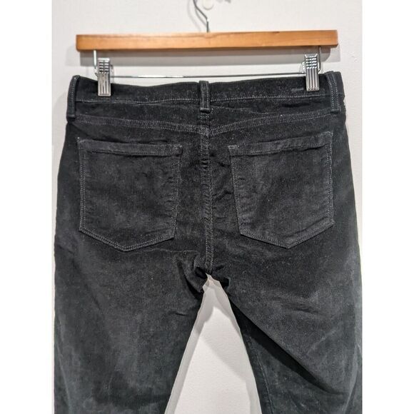 Banana Republic Black Zipper Pockets Skinny Ankle Corduroy Jeans Pants, 27S - Picture 7 of 10